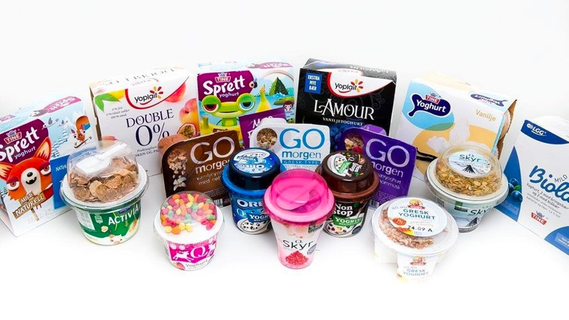 Plein de yaourts différents