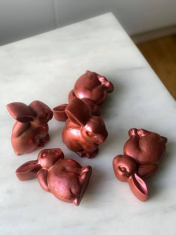 Lapins en chocolat