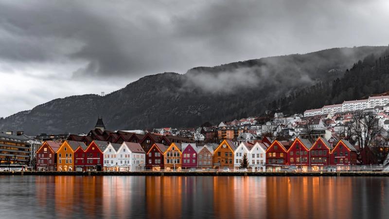 Bergen en hiver