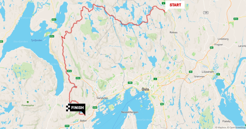 Tracé de Gernarløpet