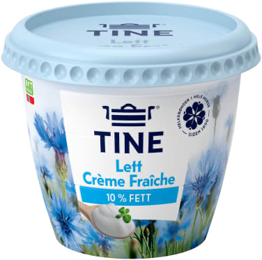 Pot de crème fraîche légère Tine