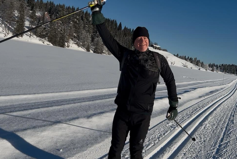 Jean-François au ski de fond