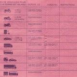 Ancien permis français
