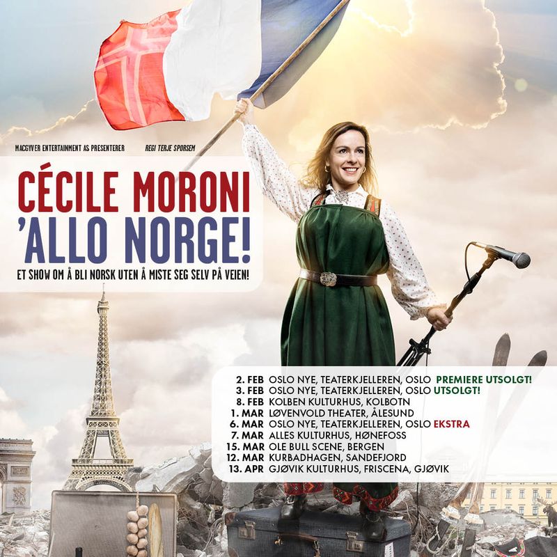 L'affiche du spectacle de Cécile