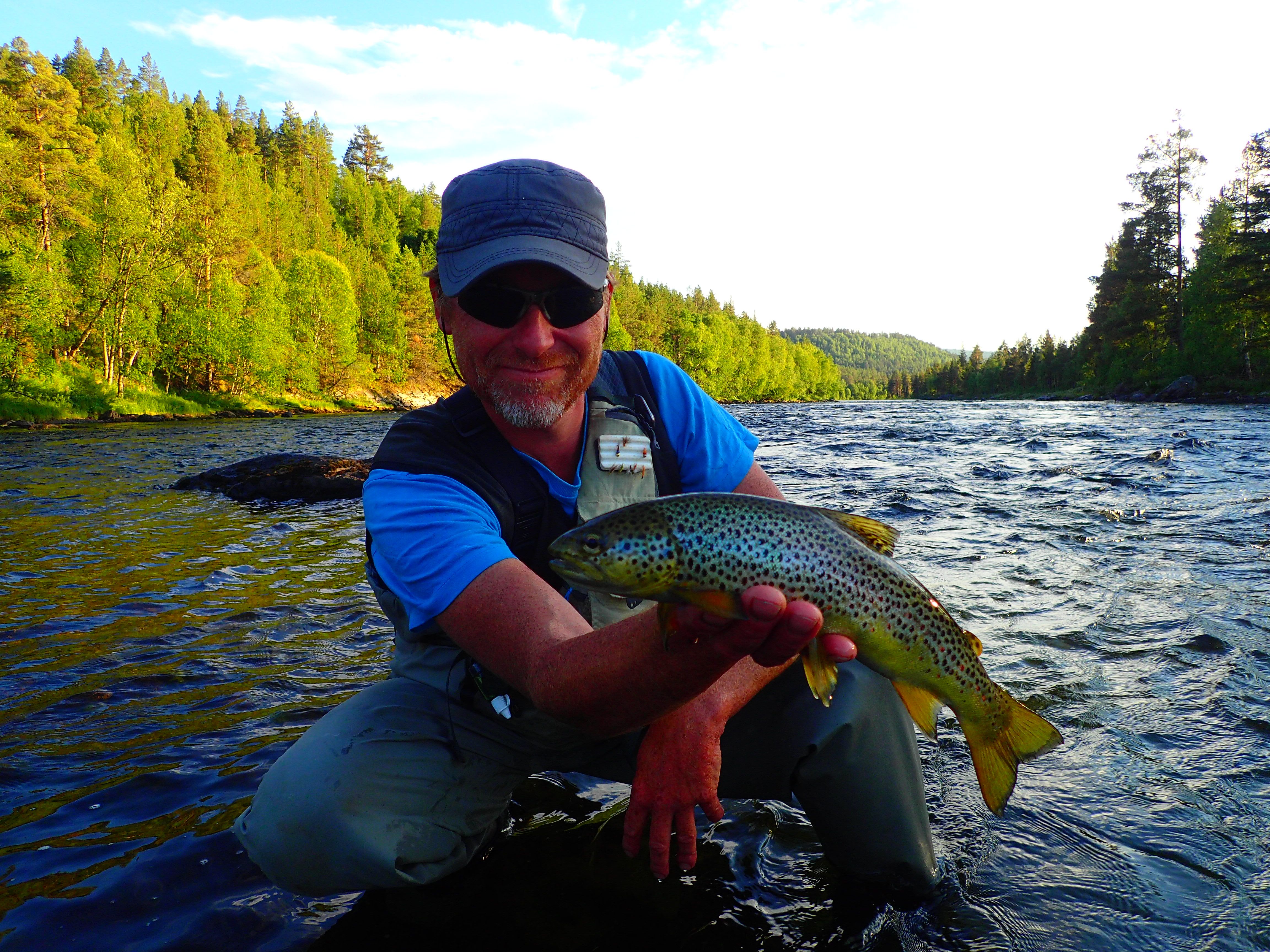 Pêcheur avec sa prise
