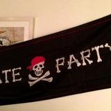 Photo d'un drapeau pirate prise lors de ma première soirée en Norvège