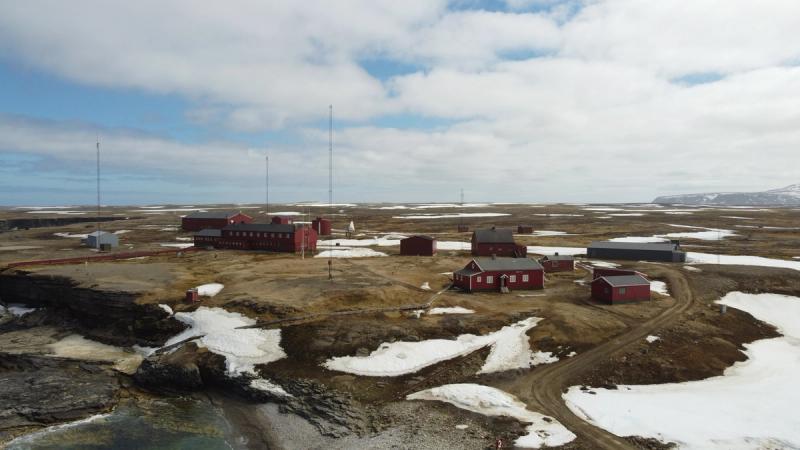 Les habitations de Bjørnøya