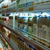 Étalage de produits laitiers
