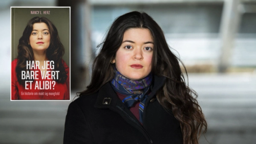 Foto av Nancy Herz og forsiden på hennes bok.