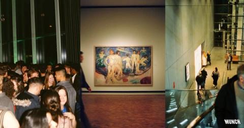 People in the museum