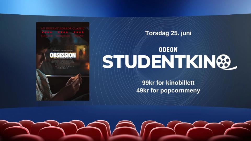 Grafikk med filmplakat og tekst