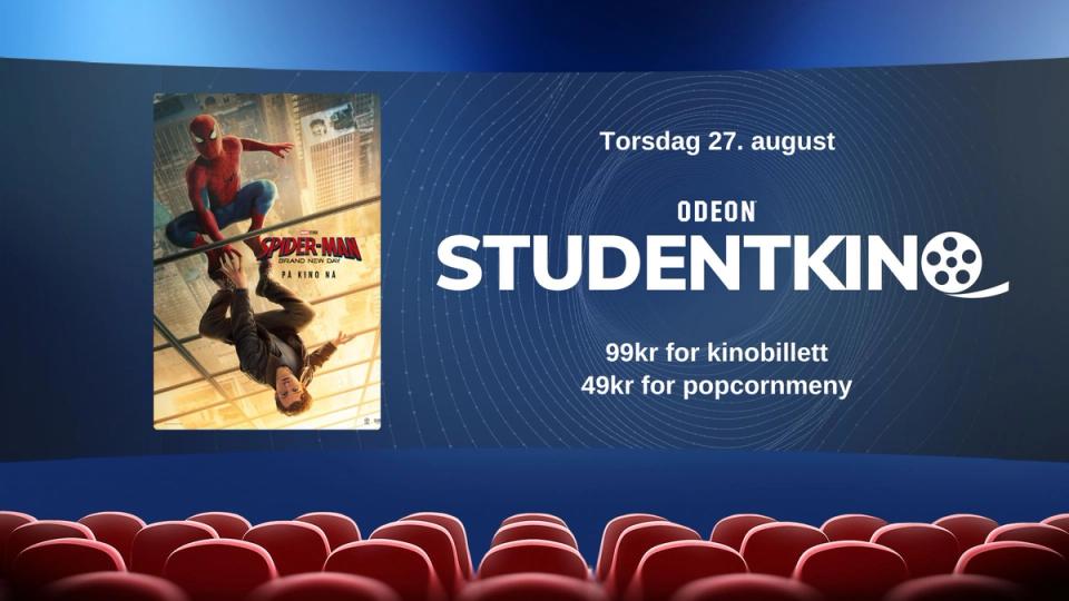 Grafikk med filmplakat og tekst