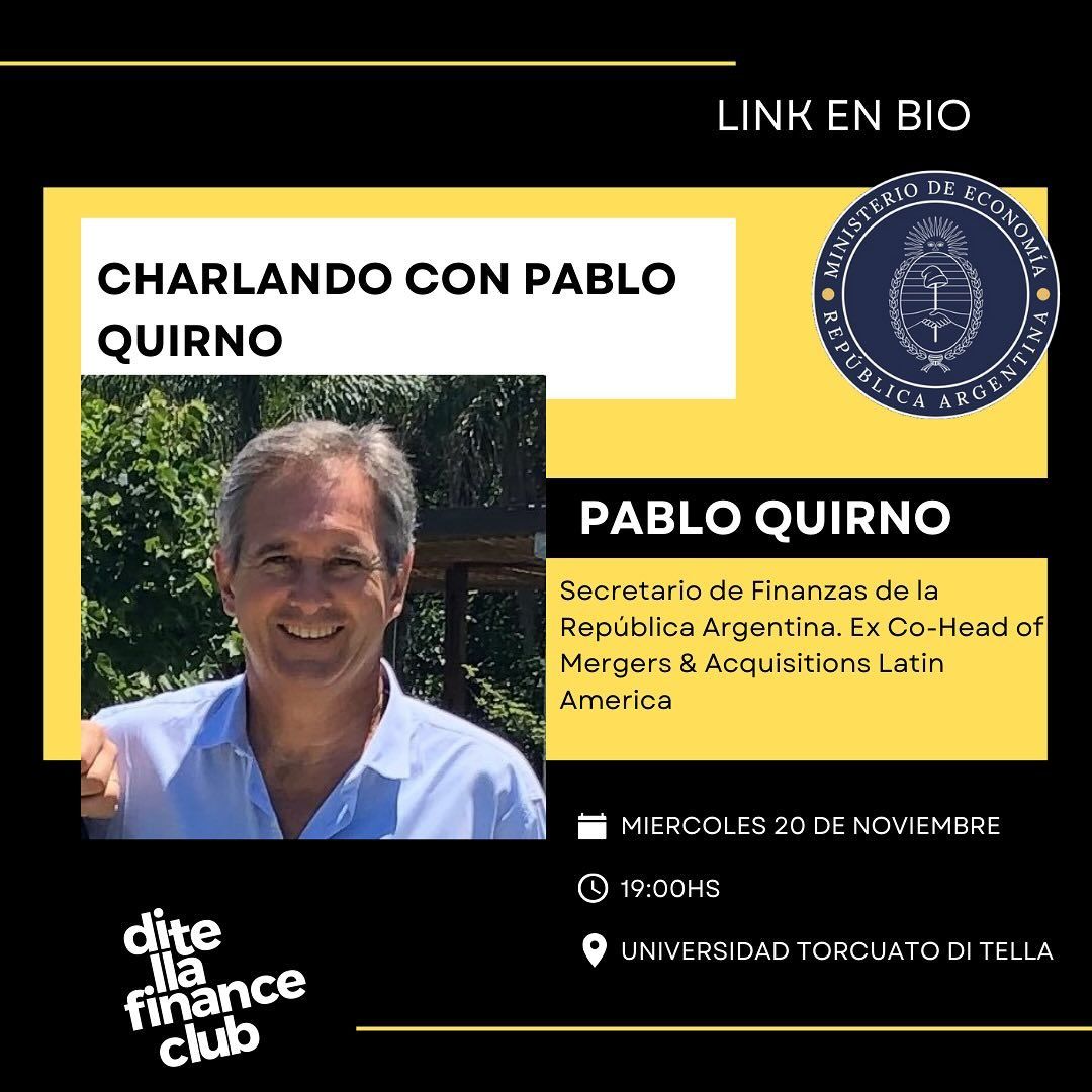 Charla con Pablo Quirno