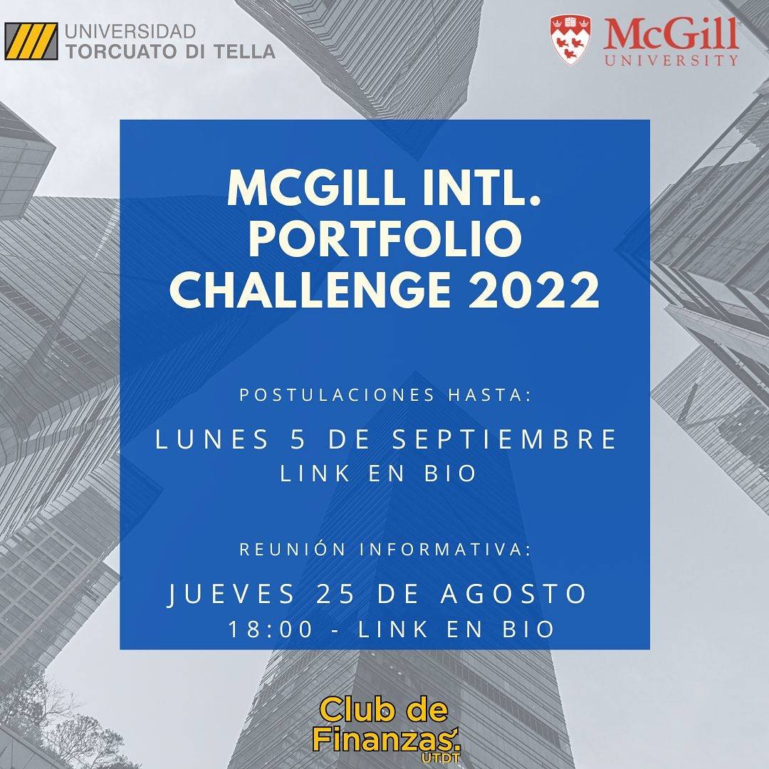 McGill International Portfolio Challenge 1