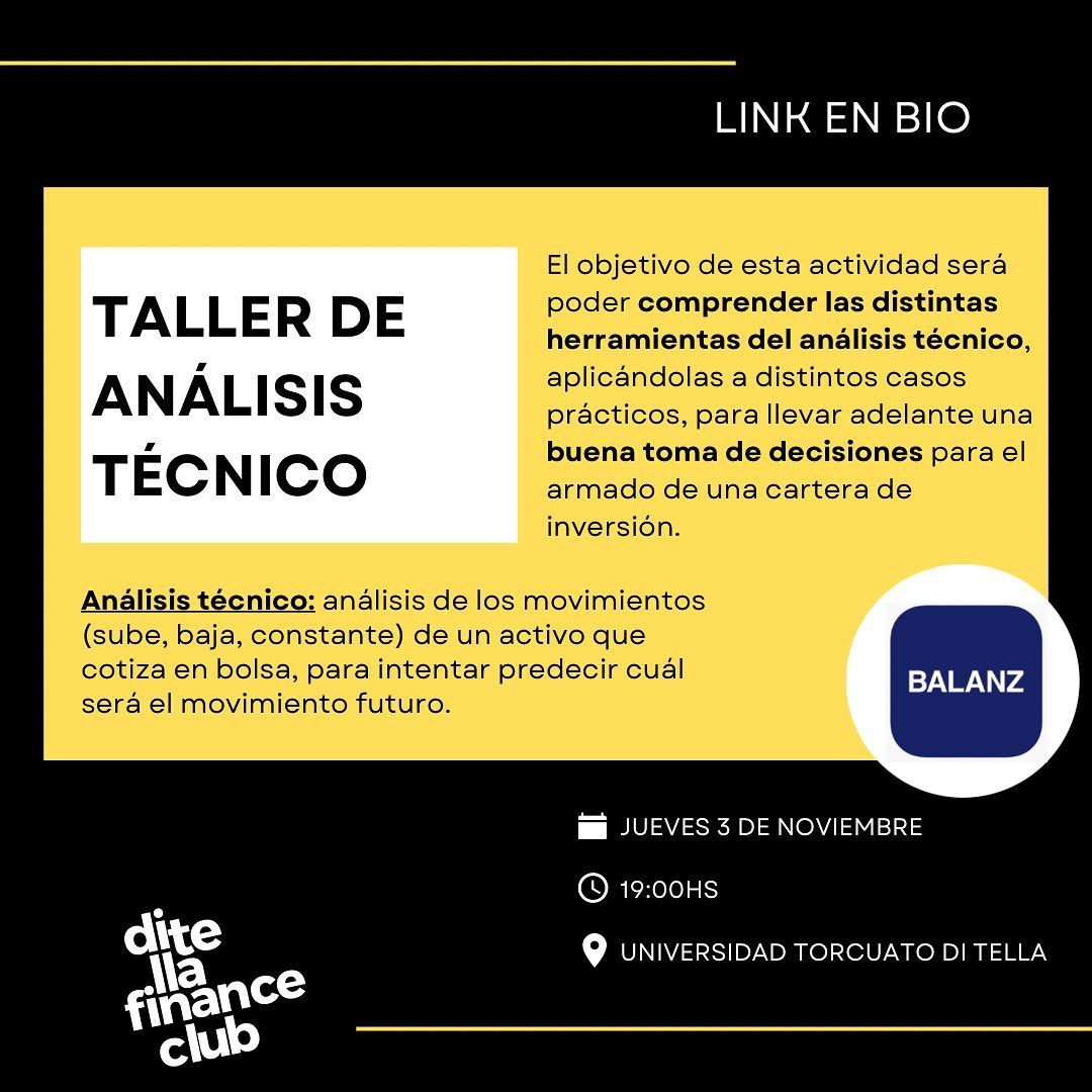 Taller de análisis técnico con Matías Minnini, especialista de Balanz 1