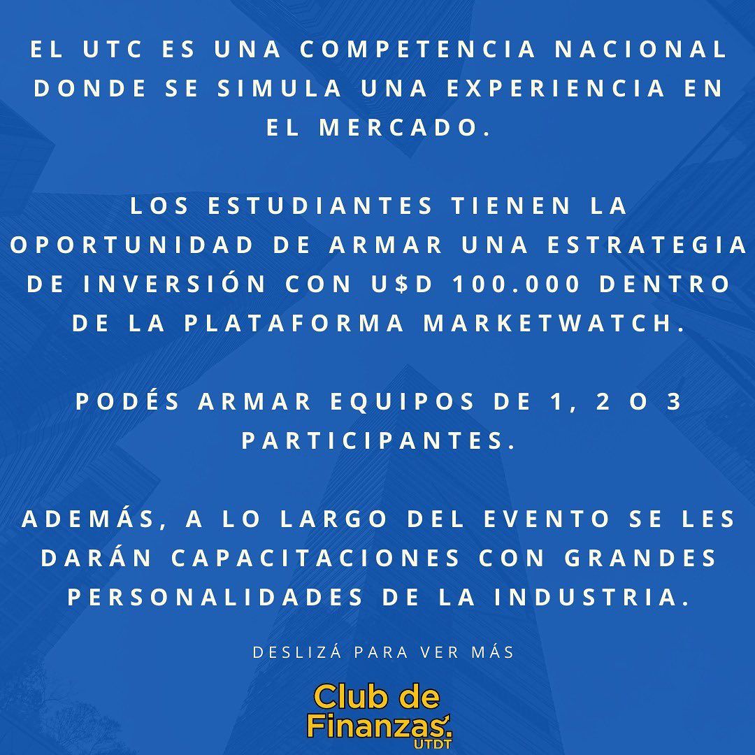 Convocatoria al UTC 2021. 1