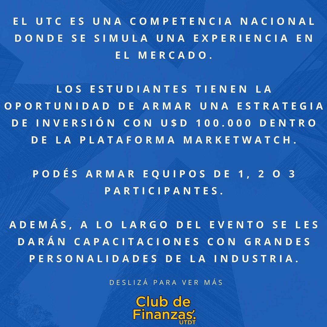 Convocatoria al UTC 2021. 1