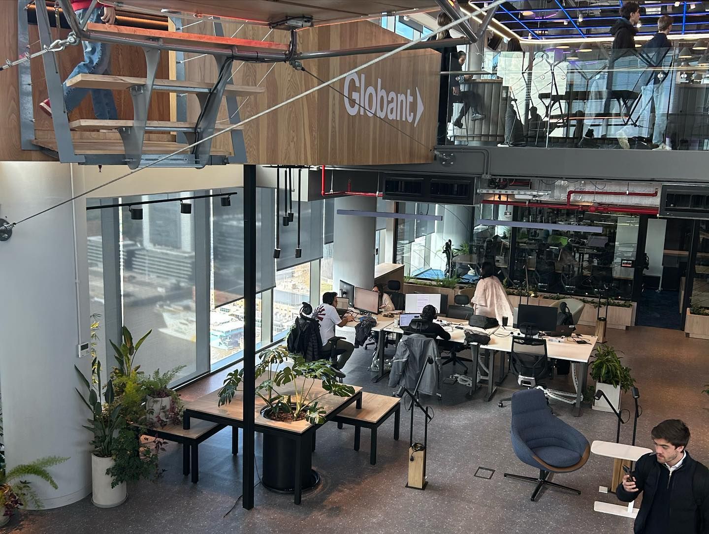 Visita a Globant Tower 1