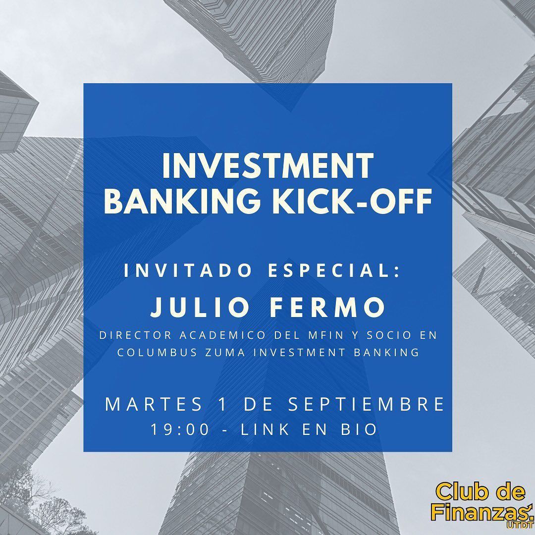 Investment Banking Kick-Off