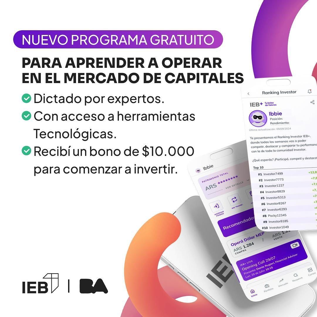 Serie gratuita de módulos con profesionales financieros para introducirse en el mercado de capitales 1