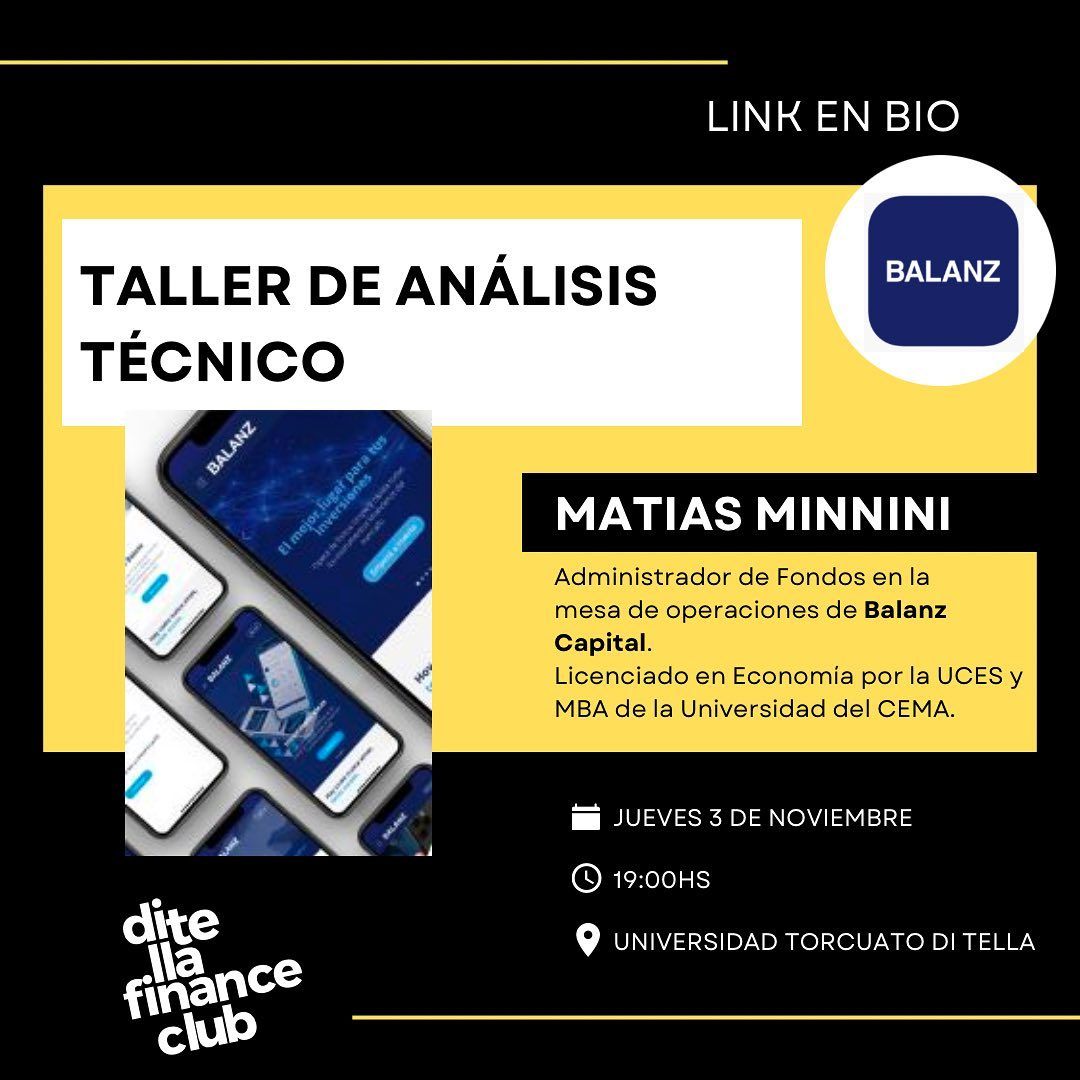 Taller de análisis técnico con Matías Minnini, especialista de Balanz