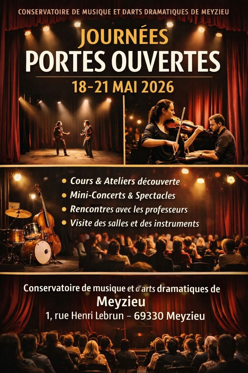 Les journées Portes ouvertes du conservatoire de Meyzieu