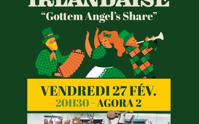 Affiche pour 🎶✨ SOIRÉE IRLANDAISE « GOTTEM ANGEL’S SHARE » ✨🎶