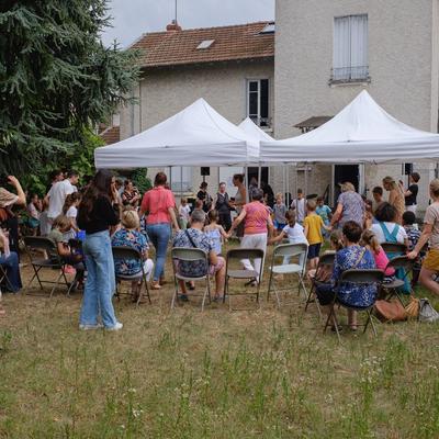 Les concerts de fin d'année dans le jardin