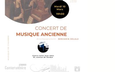 Affiche pour Concert musique de chambre "musique ancienne"