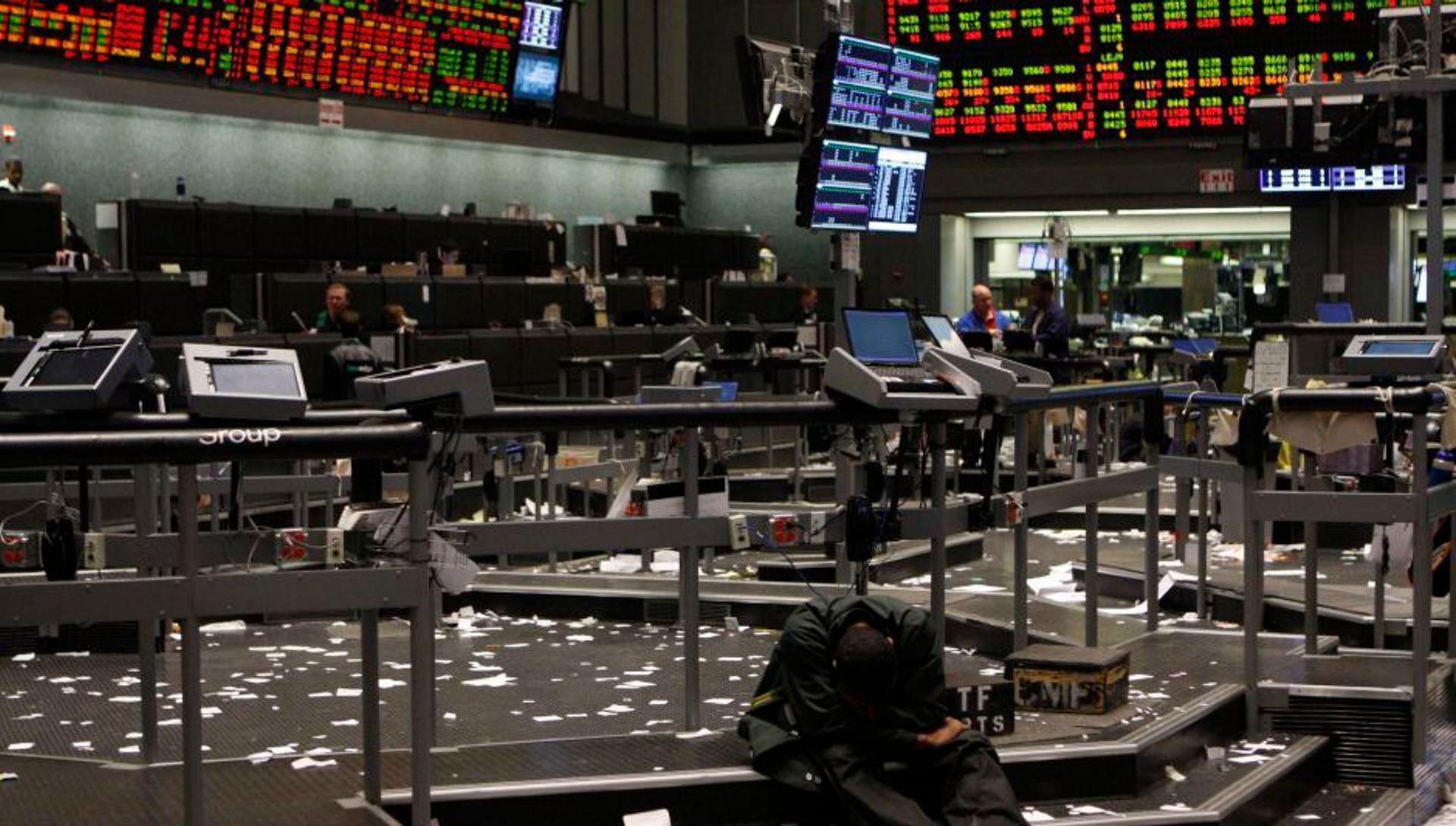 Office on Chicago Board of Trade trading floor