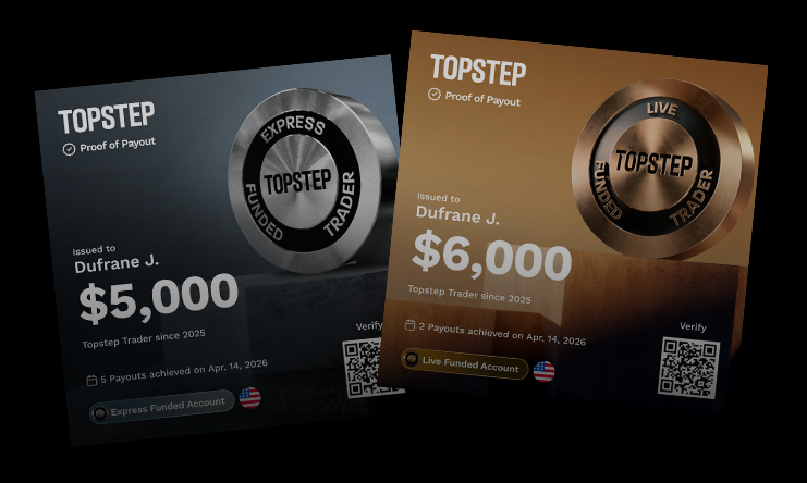 Topstep proof of payout certificates