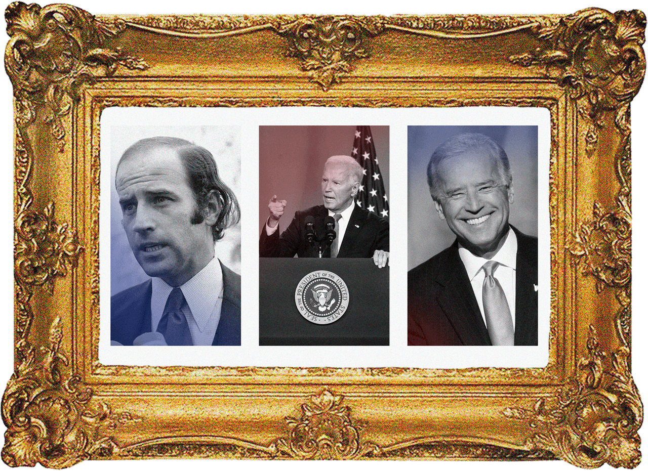 The World Biden Wanted — framed cover