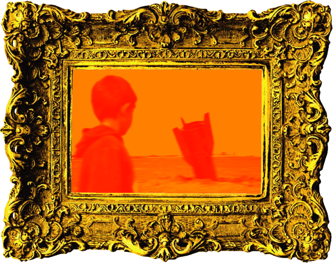 The Bombs Over Minab — framed cover