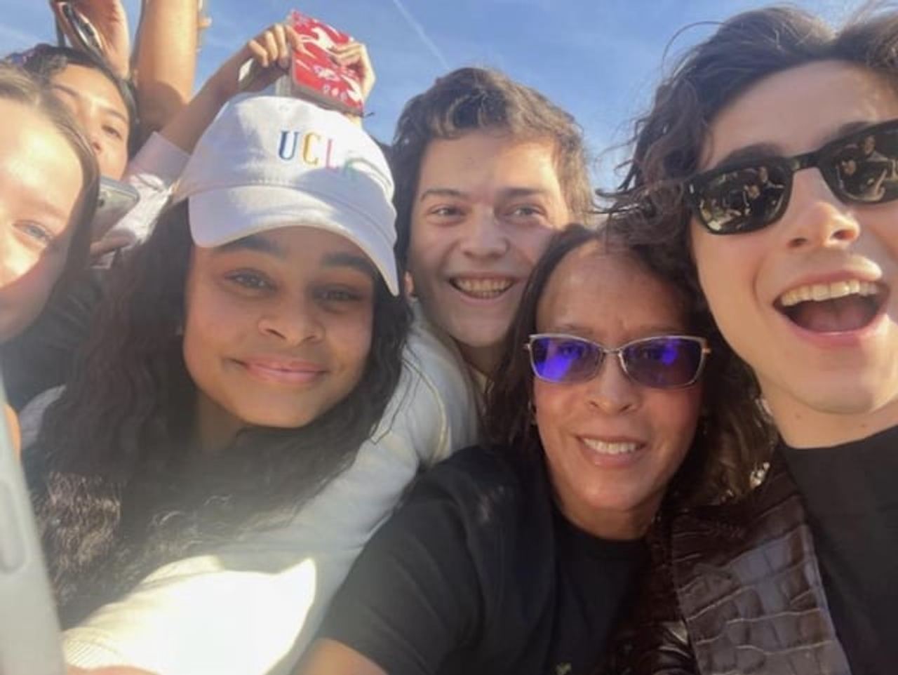Timothèe Chalamet greeted Club Chalamet first before anyone else at LA  Wonka Premiere : r/popculturechat
