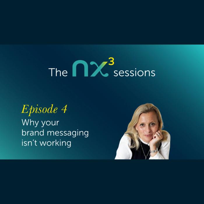 Stop sounding like your competitors. Jenny Knighting and Alvin Kibalama discuss how to fix "moving wallpaper" messaging and find your "Why".