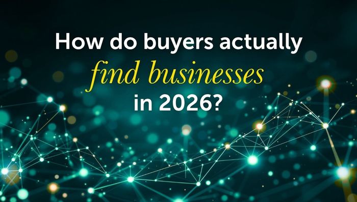 How buyers find businesses in 2026 | Nutcracker Agency