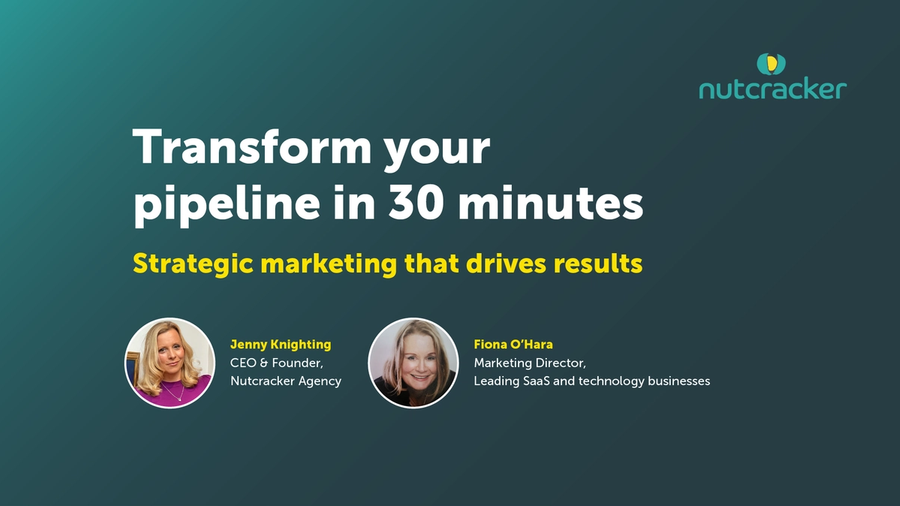 Strategic marketing that drives results: transform you pipeline in 30 minutes