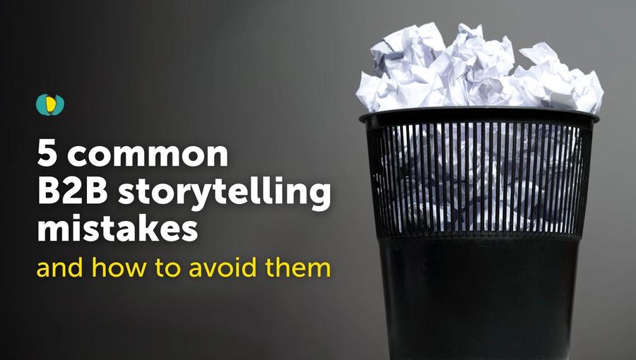 In this blog, we explore some of the biggest B2B storytelling mistakes and explain how B2B brands can do better.