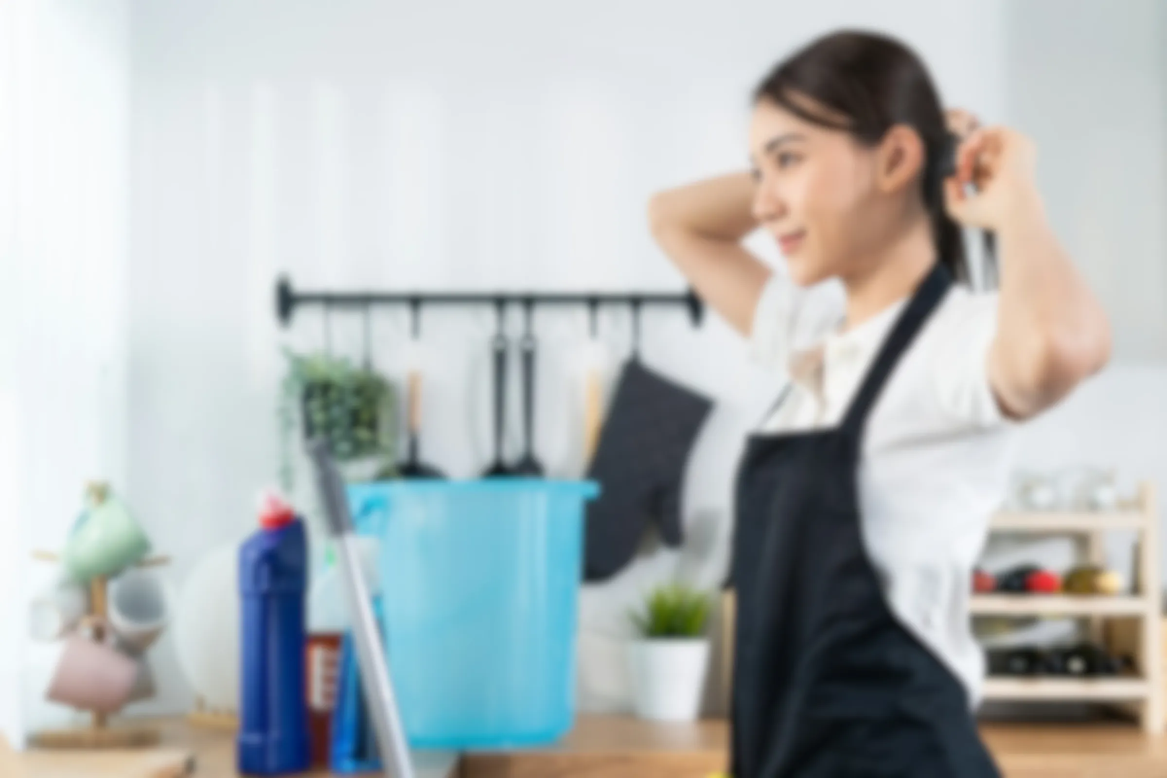 Cleaner at work - image to be sourced