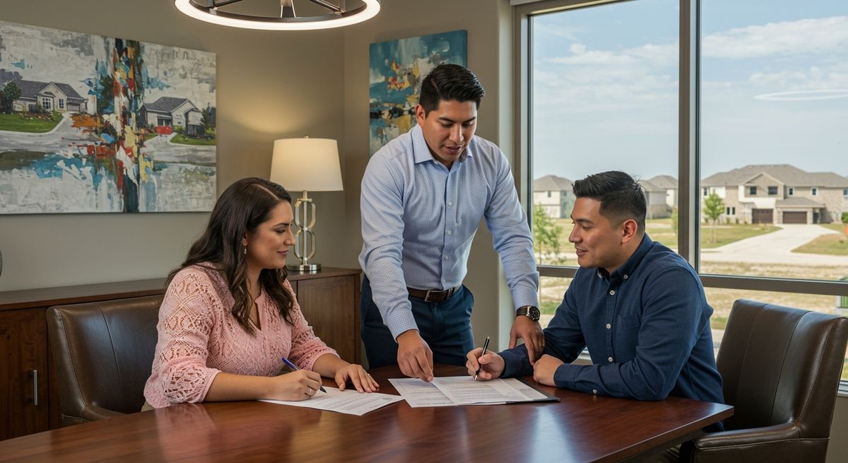 New MLO being guided through loan origination documents, Texas mortgage career path