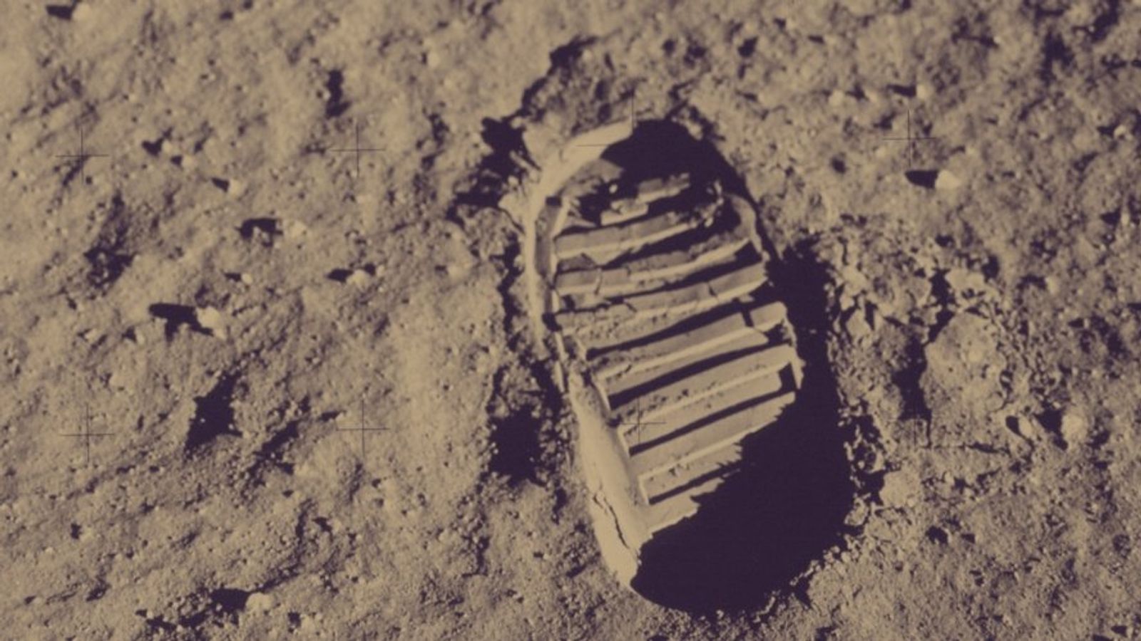 An image commemorating the Apollo 11 moon landing.