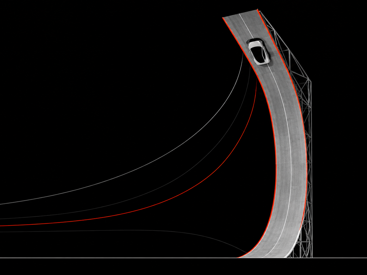 Tesla roadster illustration