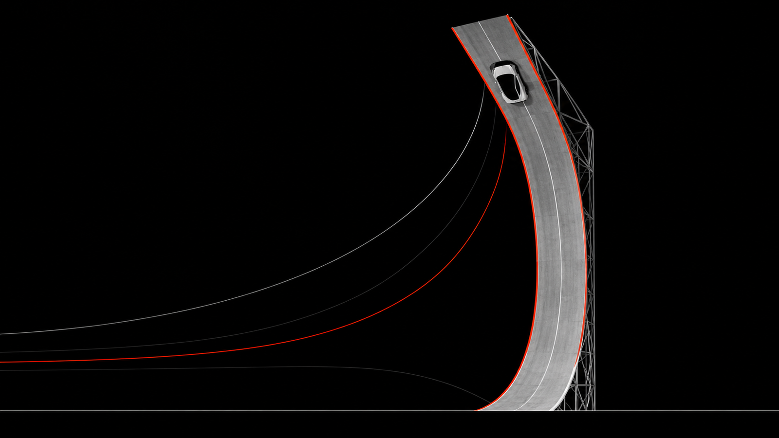 Tesla roadster illustration