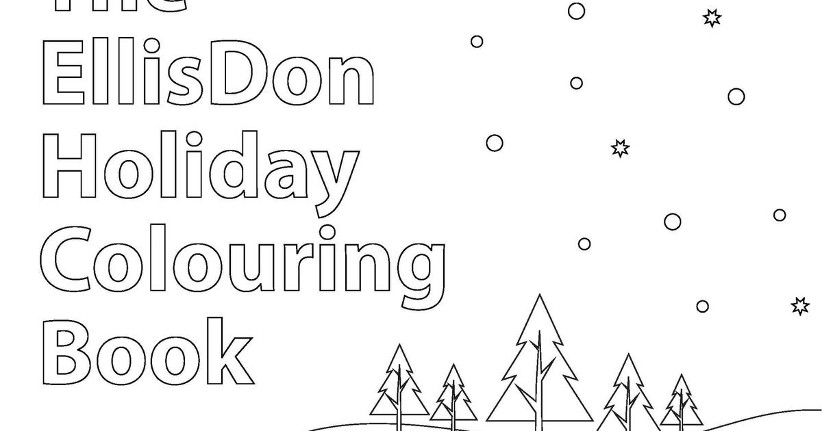 EllisDon - The EllisDon Holiday Colouring Book