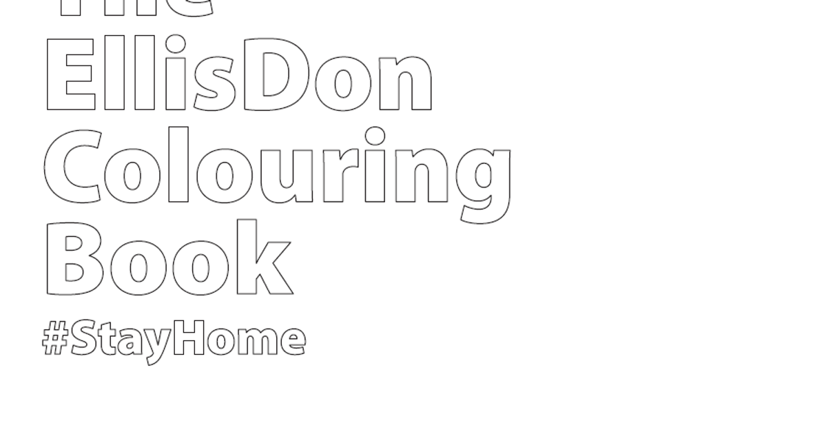 EllisDon - The EllisDon Colouring Book
