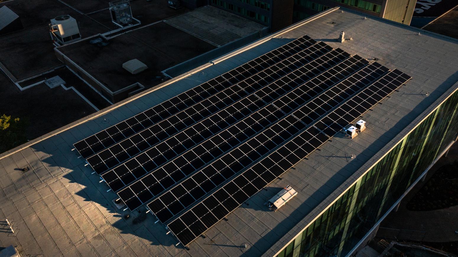 Saint Mary's University Solar Panels