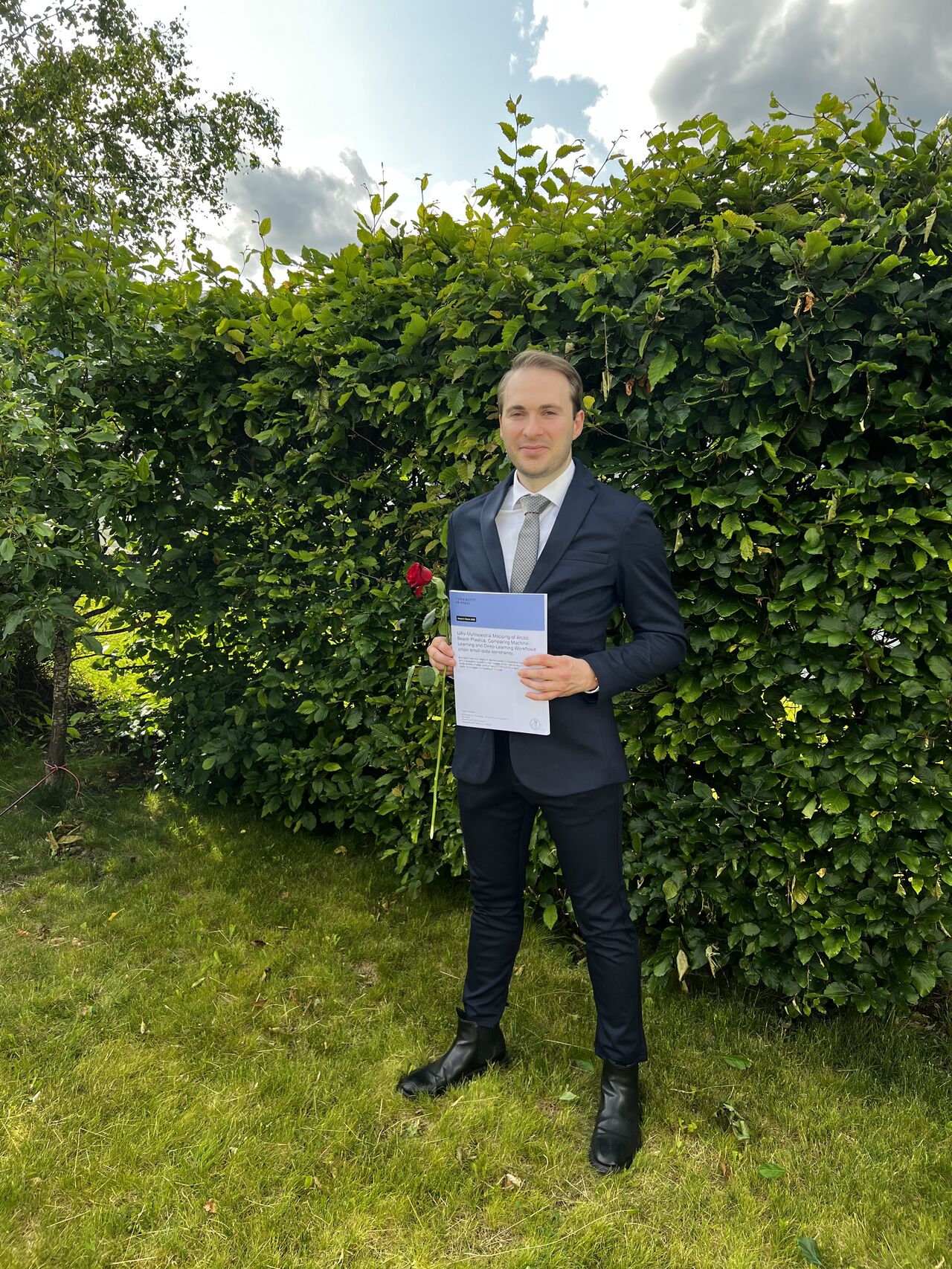 Completion of Masters degree