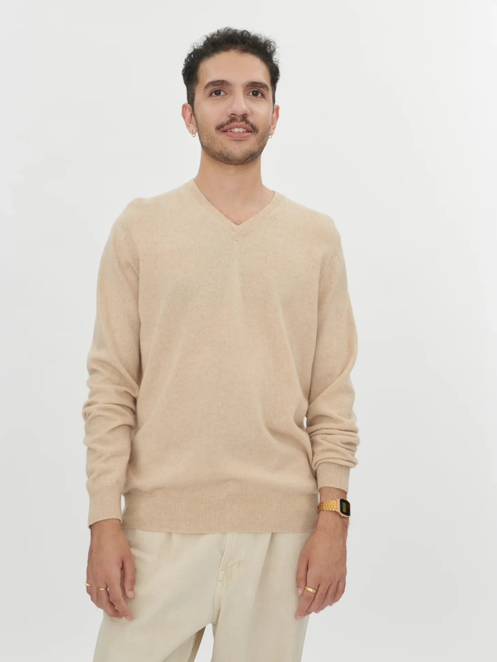 V-Neck Cashmere Sweater