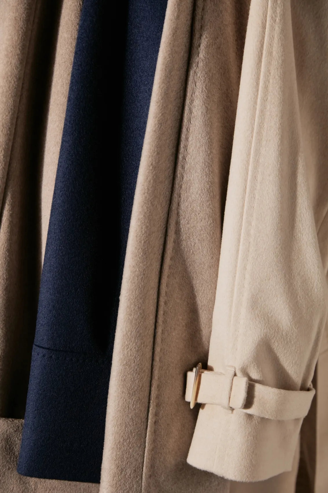 Organic Colour Notched-Lapel Cashmere Coat | GOBI Cashmere