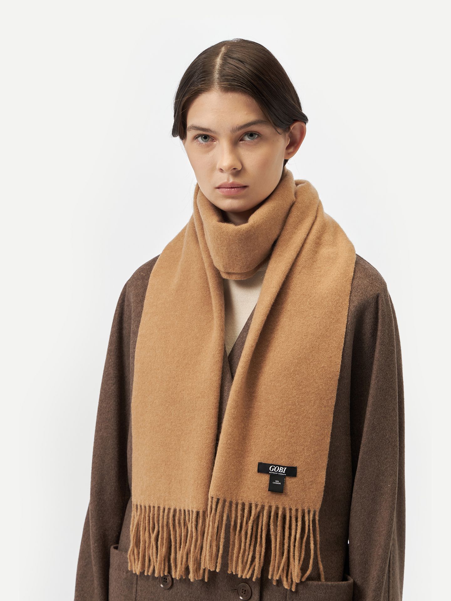 100% Wool Scarf Women Pure Cashmere Scarf For Men & Women - 100